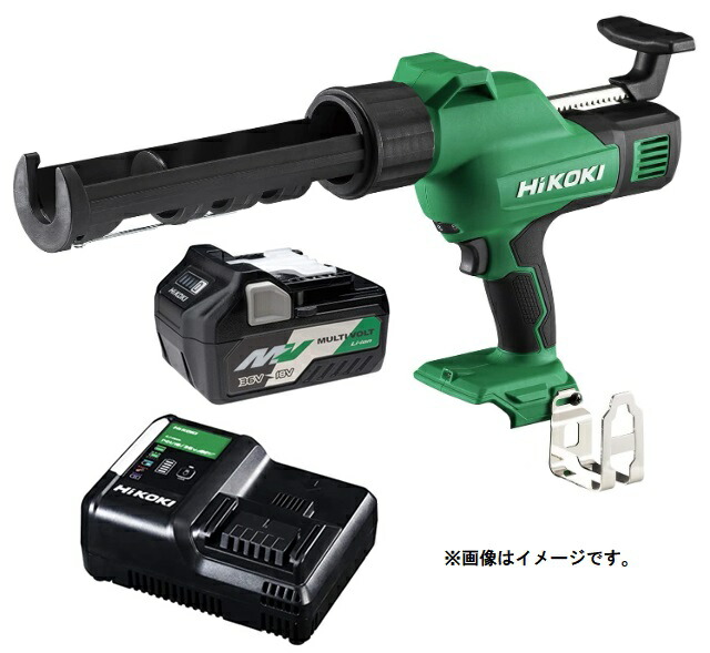 HiKOKI コードレスコーキングガン AC18DA(XP) バッテリBSL36A18+充電器UC18YDL2付 18V対応 日立 ハイコーキ オリジナルセット品の通販は