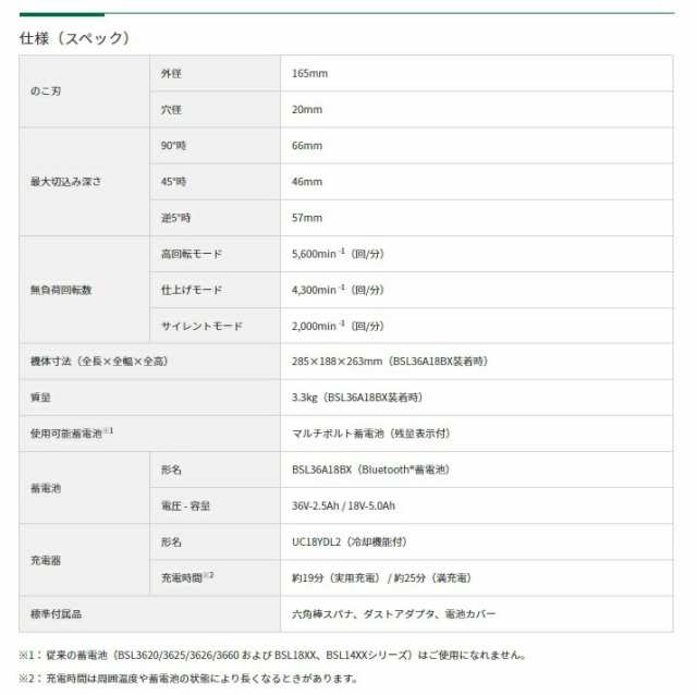 HiKOKI コードレス丸のこ C3606DB(2XPSBZ) ストロングブラック フル