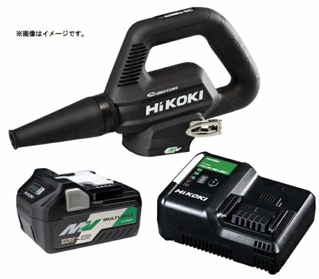 在庫 HiKOKI コードレスブロワ RB36DB(XPB) ストロングブラック バッテリBSL36A18+充電器UC18YDL2 36V対応 日立 ハイコーキ オリジナルセ