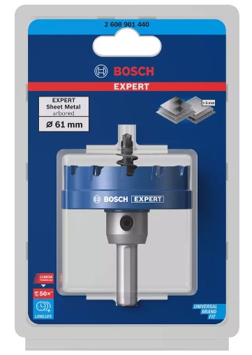 (ボッシュ) EXPERT 超硬ホールソー(回転専用) 2608901440 刃先径61mmφ 一体型ネジ付き ホルソー TCT BOSCH