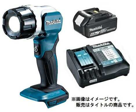 マキタ フラッシュライト ML808+バッテリBL1860B+充電器DC18RF付  LEDライト 14.4V/18V対応 makita オリジナルセット品の通販は