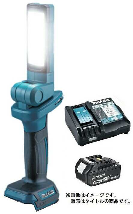 マキタ 充電式LEDワークライト ML816+バッテリBL1860B+充電器DC18RF付  LEDライト 14.4V/18V対応 makita オリジナルセット品の通販は発光体ライト