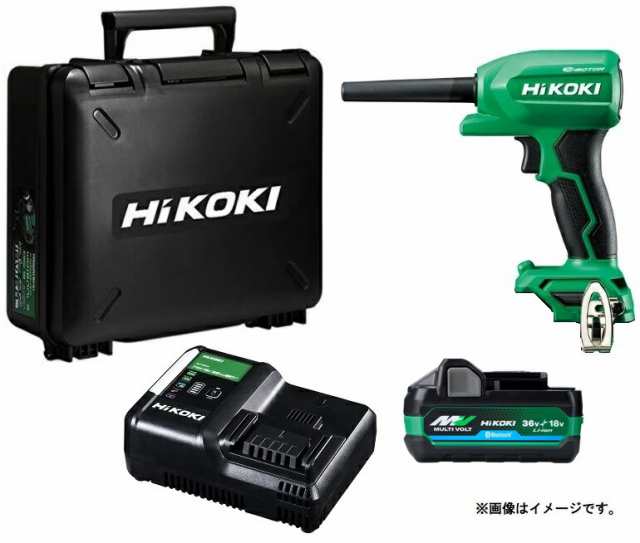 在庫 HiKOKI コードレスエアダスタ RA18DA(XPSZ) バッテリBSL36A18BX+充電器UC18YDL2+ケース 18V対応 日立 ハイコーキ オリジナルセットの通販は