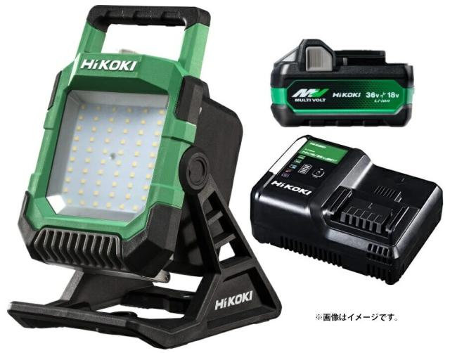 HiKOKI コードレスワークライト UB18DC(NN)+バッテリBSL36A18X+充電器