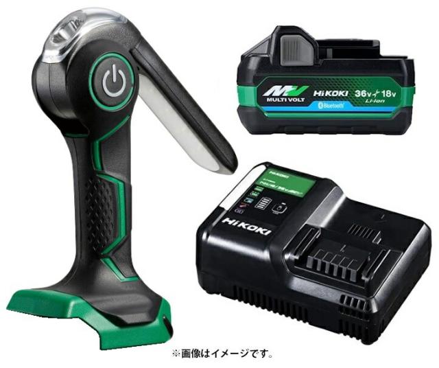 HiKOKI コードレスワークライト UB18DJL(NN)+バッテリBSL36A18BX+充電器UC18YDL2 14.4V/18V対応 日立 ハイコーキ オリジナルセット品