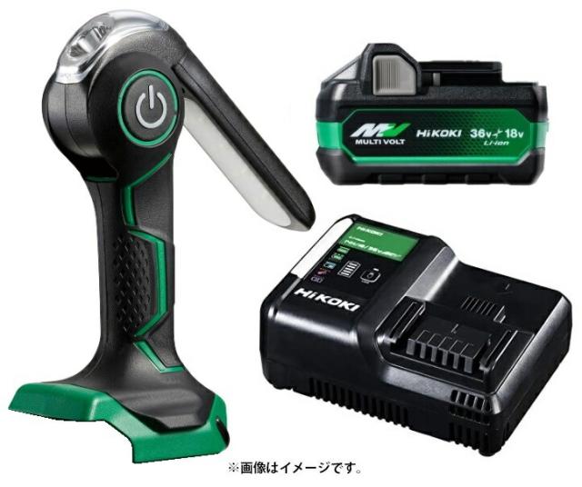 HiKOKI コードレスワークライト UB18DJL(NN)+バッテリBSL36A18X+充電器