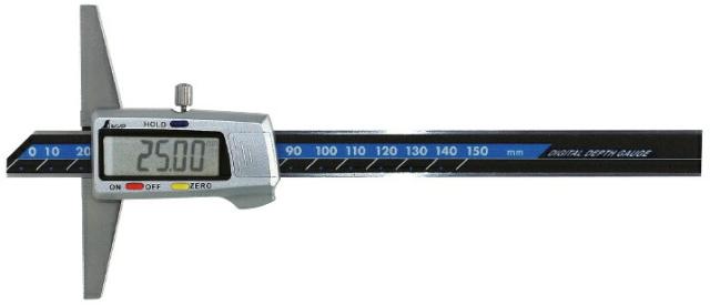 シンワ デジタルデップスゲージ 150mm ホールド機能付 19306 収納ケース付 測定範囲0.01〜150mm 小型便 。の通販は