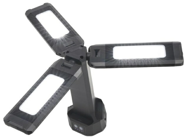 ムサシ 充電式3灯ワークライト RWL-300 大光量2000lm 防雨型IP54 musashi ’の通販は 7,741円