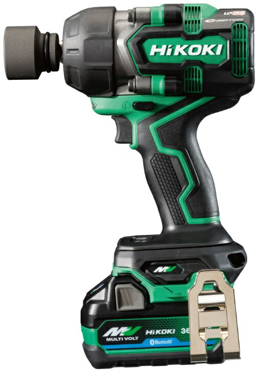 (HiKOKI) コードレスインパクトレンチ WR36DE(2XPSZ) バッテリ(BSL36A18BX)x2個+急速充電器+ケース付 36V対応 日立 ハイコーキ