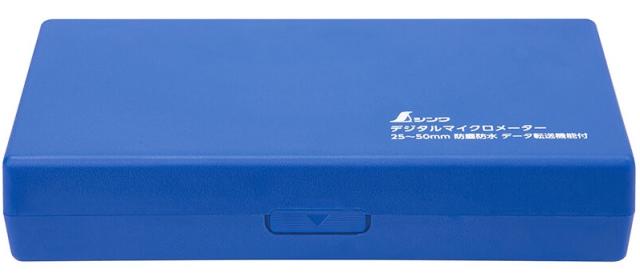 シンワ デジタルマイクロメーター 防塵防水 データ転送機能付 19826 品名25〜50mm 。