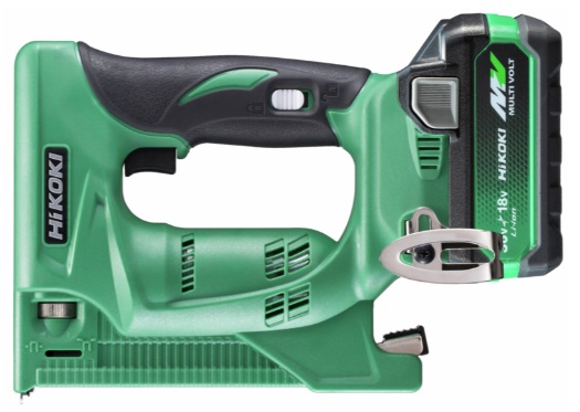 夏得 HiKOKI コードレスタッカ N18DSL(LXPKZ) バッテリ(BSL36A18X)+充電器(UC18YDL2)+ケース付 18V対応 日立 ハイコーキ ◇の通販は