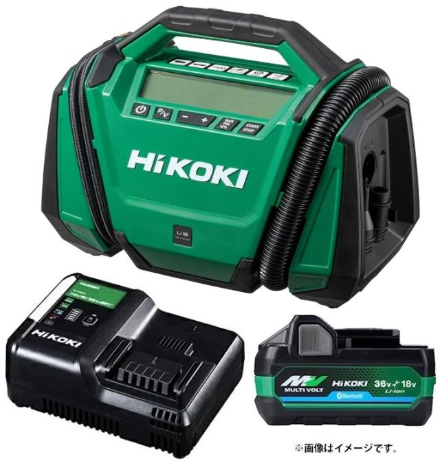 HiKOKI コードレス空気入れ UP18DA(NN)+バッテリBSL36A18BX+充電 HiKOKI コードレス空気入れ UP18DA(NN)+バッテリBSL36A18BX+充電