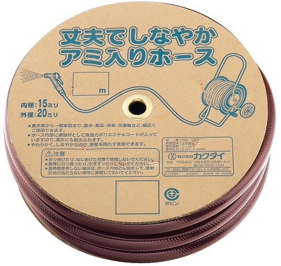 カクダイ リサールホース 1巻長さ50m 597-516-50 ブラウン 内径15x外径20mm 最高使用圧力0.6MPa 耐熱温度40℃ KAKUDAI ’の通販は