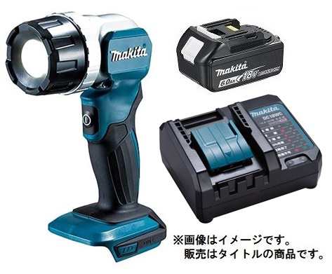 マキタ フラッシュライト ML808+バッテリBL1860B+充電器DC18WC付 LEDライト 14.4V/18V対応 makita オリジナルセット品