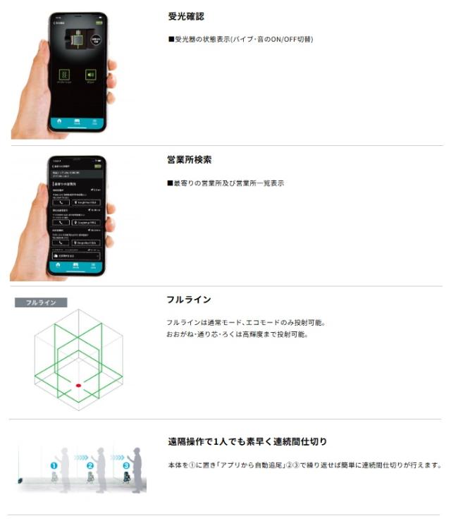 (マキタ) SK507GDZN 充電式屋内・屋外兼用追尾墨出し器 本体+ケース 超高輝度 リモコン追尾受光器付 10.8V対応 makita
