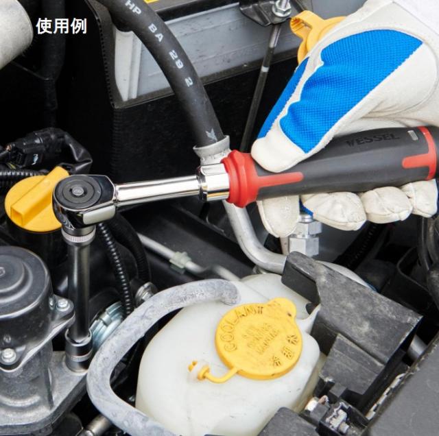 ベッセル 400ER3 電動スリムラチェット VESSEL 小型便 。_5