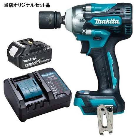 マキタ 充電式インパクトレンチ TW300DZ+バッテリBL1860B+充電器DC18WC付 18V対応 makita 当店オリジナルセット品