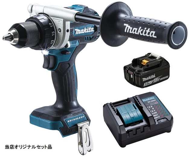 マキタ 充電式ドライバドリル DF486DZ+バッテリBL1830B+充電器DC18WC付 18V対応 makita 当店オリジナルセット品