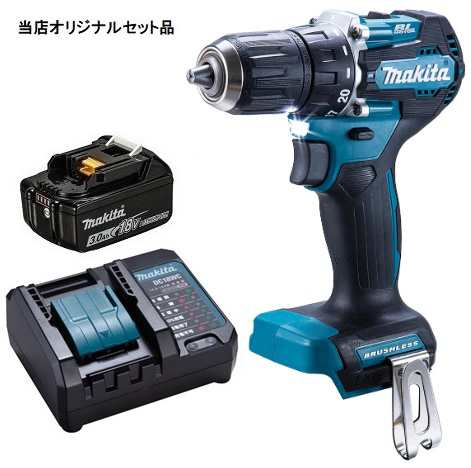 マキタ 充電式ドライバドリル DF487DZ+バッテリBL1830B+充電器DC18WC付 18V対応 makita 当店オリジナルセット品