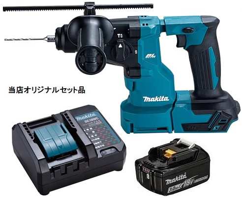 マキタ 充電式ハンマドリル HR183DZK+バッテリBL1830B+充電器DC18WC付 18V対応 makita 当店オリジナルセット品 ケース付