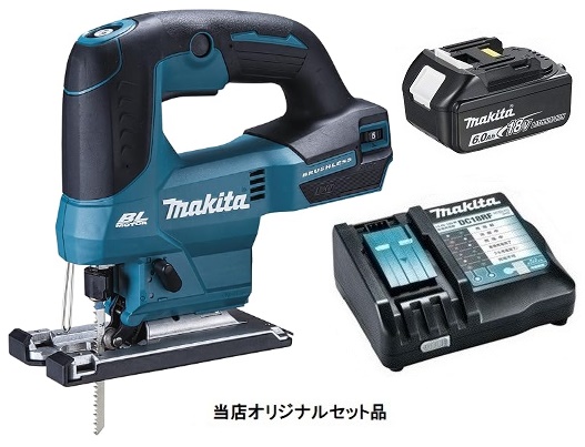 マキタ 充電式ジグソー JV184DZK+バッテリBL1860B+充電器DC18RF付 18V対応 makita 当店オリジナルセット品 ケース付