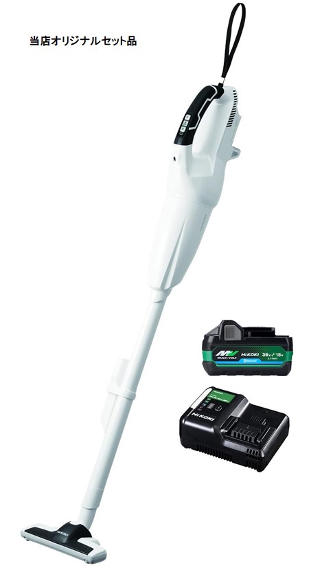 HiKOKI ハンディクリーナー R12DA 本体 バッテリー 充電器セット