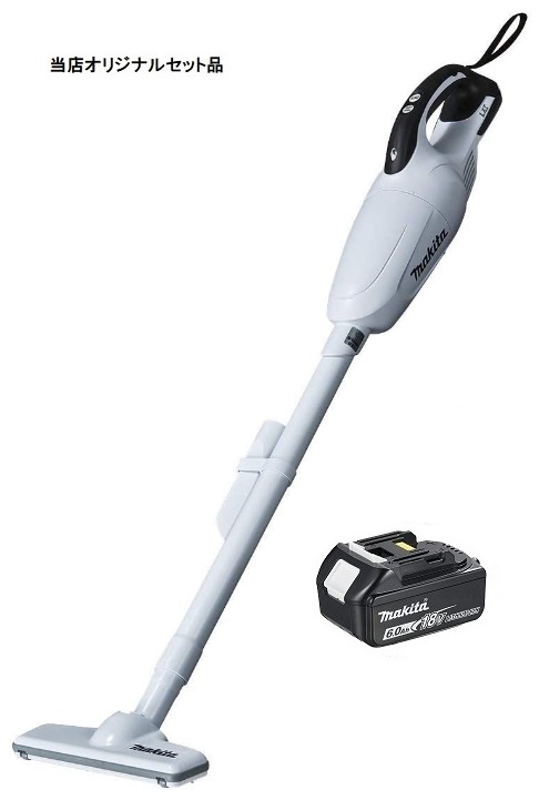 ■マキタ 18V 充電式クリーナー CL181FDZW 白＋バッテリー BL1860B(6.0Ah) ★新品