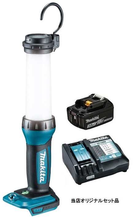 マキタ 充電式LEDワークライト ML807+バッテリBL1830B+充電器DC18RF付 LEDライト 14.4V/18V対応 makita 当店オリジナルセット品の通販は