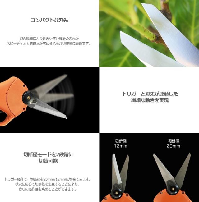 ニシガキ工業 電動芽切鋏　太丸ハンディ芽切(バッテリー・充電器付) ニシガキ工業株式会社 ⁄ 太丸ハンディ芽切(バッテリー・充電器付)