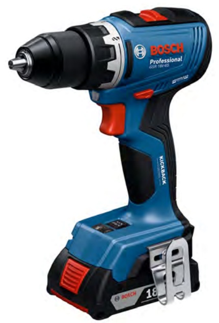 (ボッシュ) GSR18V-65 コードレスドライバードリル 2.0Ahバッテリ—2個+充電器+ケース付 18V対応 BOSCH