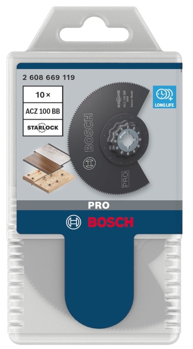 ボッシュ ACZ100BBN/10 PRO マルチツールブレード 10枚入 2608669119 木材＆金属用 スターロック STARLOCK BOSCH 小型便 在庫