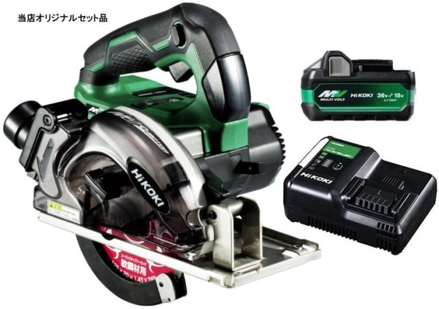 HiKOKI コードレスチップソーカッタ CD3605DA(NN)+バッテリBSL36A18X+充電器UC18YDL2付 36V対応 ハイコーキ 日立 当店オリジナルセット
