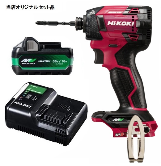 ☆ HiKOKI コードレスインパクトドライバ WH36DD(NNR)+バッテリ ☆ HiKOKI コードレスインパクトドライバ WH36DD(NNR)+バッテリ