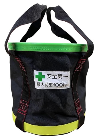 Tool Bank BK-LL 荷揚げ用バケツ 口元色：緑 サイズφ320×H320mm 001657 ♪