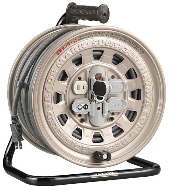 ハタヤ GT-50 サンタイガーリール 50m 屋内用 重量10.0kg コードリール HATAYA 204048 ’