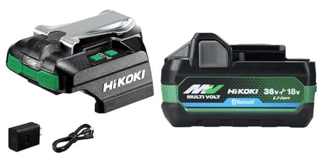 HiKOKI USB対応充電器 UC18DA(NM)+バッテリBSL36A18BX付 純正 ハイコーキ 日立 当店オリジナルセット