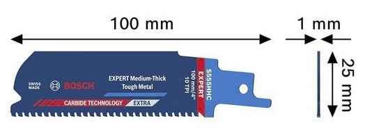 (ボッシュ) S555HHC/10 EXPERT セーバーソーブレード 10枚 2608902320 金属中厚物用 レシプロソー BOSCH ネコポス可 New_1