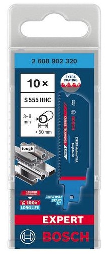 (ボッシュ) S555HHC/10 EXPERT セーバーソーブレード 10枚 2608902320 金属中厚物用 レシプロソー BOSCH ネコポス可 New_2