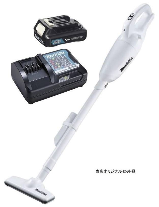 マキタ 充電式クリーナ CL108FDZW+バッテリBL1015+充電器DC10WC付 10.8