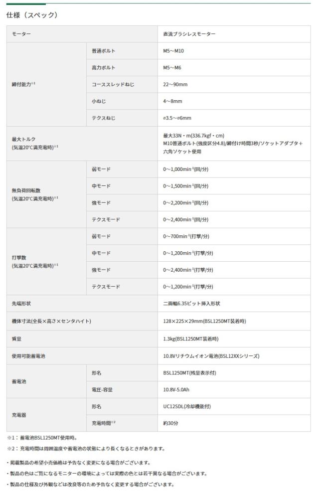 HiKOKI WHP12DB(NN) コードレス静音インパクトドライバ 本体のみ 10.8V対応 ハイコーキ 日立 セット品バラシ_4