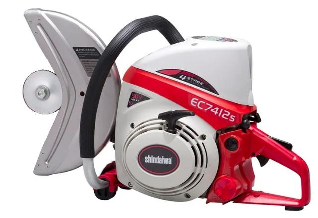新ダイワ EC7412S エンジンカッター ブレード無 混合燃料 やまびこ
