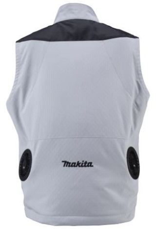 (マキタ) FV221DZ3L 充電式ファンベスト グレー サイズ 3L ベスト 服地のみ エルゴライト makita_1