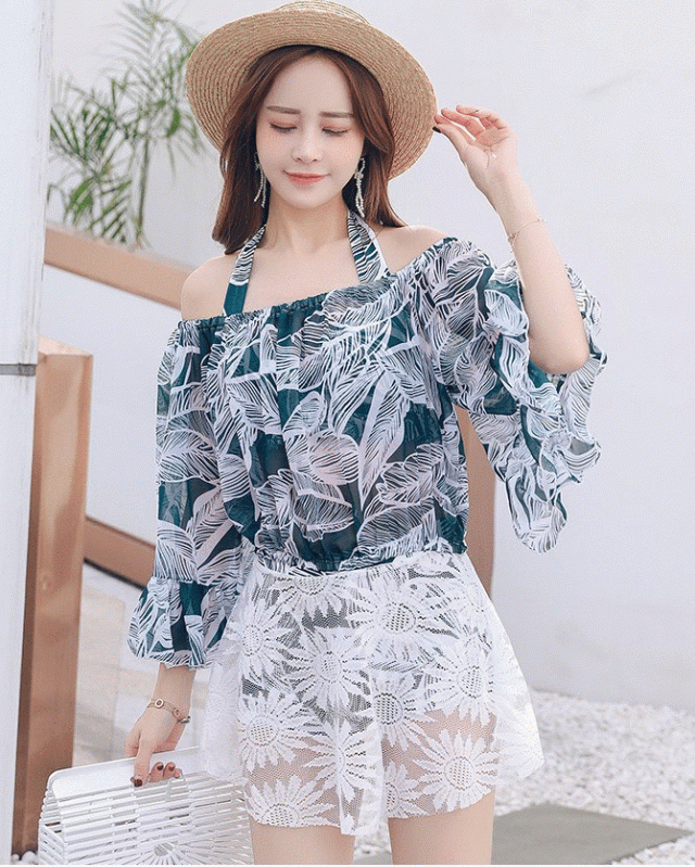 ビキニ レディース 水着 体型カバー 可愛い 水着 レディース 体型カバー 水着 露出少なめ おしゃれ ビキニ オフショルダー 体型カバー レの通販はau Pay マーケット Evergreen エバーグリーン