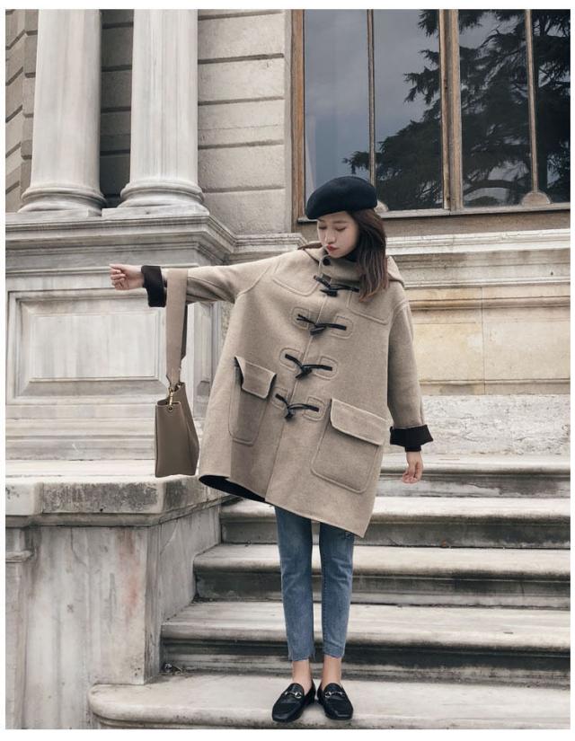 チェック柄 コート レディース ダッフルコート レディース アウター チェック柄無地 ダッフルコート 大人かわいい フード付きの通販はau Pay マーケット Evergreen エバーグリーン