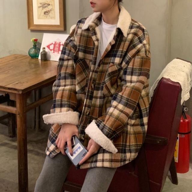 ジャケット レディース 冬 シャツジャケット レディース 冬 裏起毛 ボアカラー チェック オーバーサイズ ゆったり ブラウン グレー 大きの通販はau Pay マーケット Evergreen エバーグリーン
