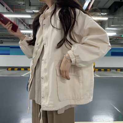 ジャケット レディース 春 ブルゾン レディース 春 ミリタリージャケット 長袖 ゆったり オーバーサイズ カーキ ブラック 黒 カジュアル の通販はau Pay マーケット Evergreen エバーグリーン