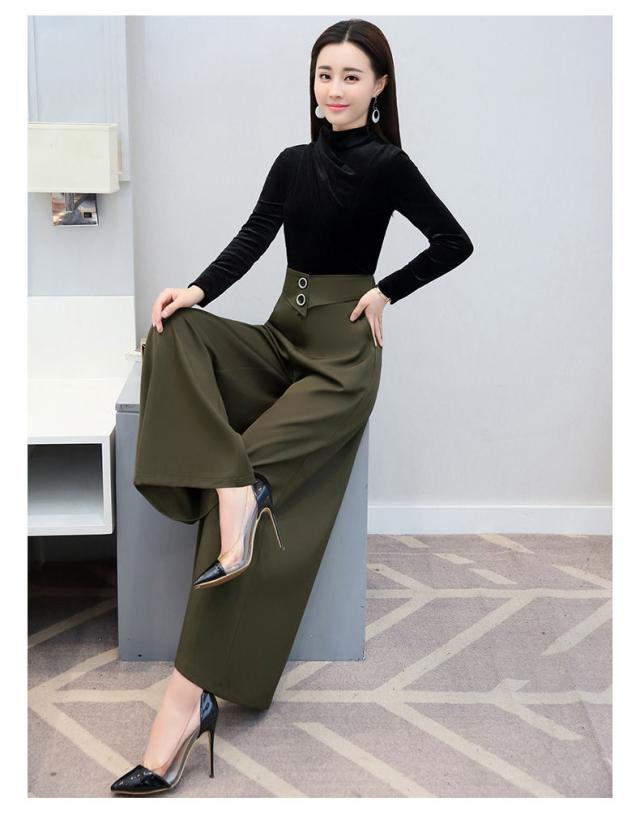 新規購入 セットアップ レディース タートルネック トップス 長袖 ワイドパンツ ハイウエスト きれいめ セットアップ ツーピース 新発売の Www Iacymperu Org