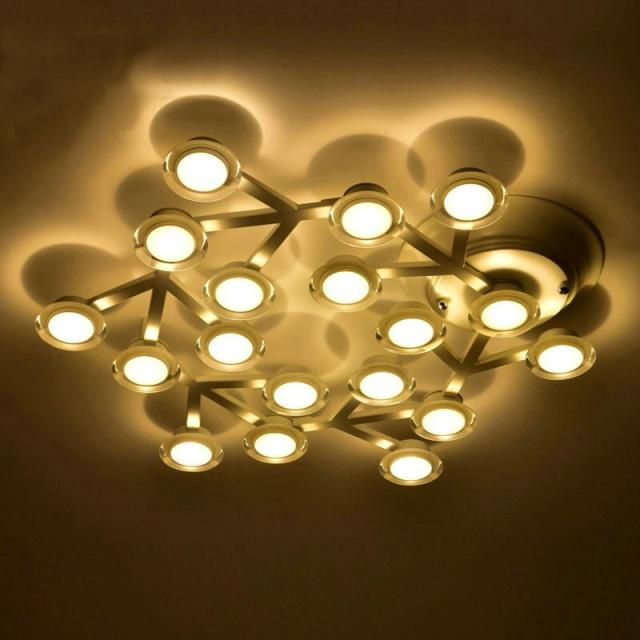 アールデコ調 ホワイトスターled 天井照明器具 リビング ベッドルーム照明 18 Heads Roundの通販はau Pay マーケット Iーｓ ｓｈｏｐ Au Pay マーケット店