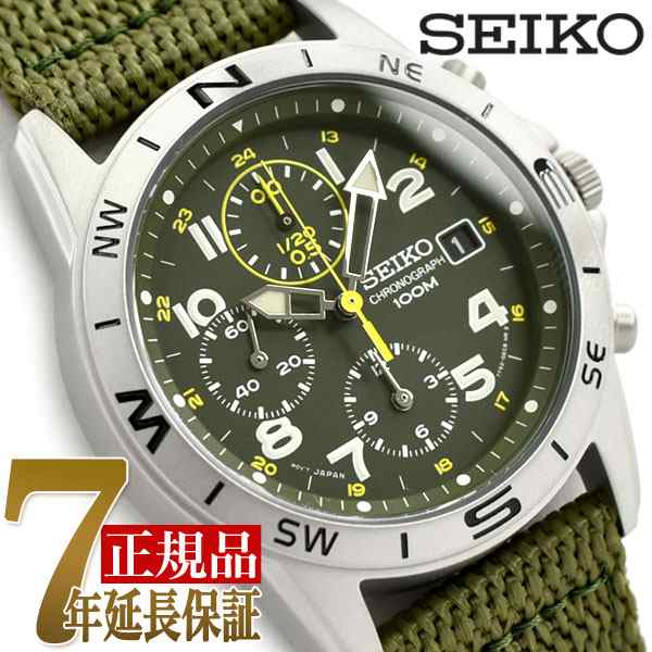 セイコー 腕時計 Seiko メンズ 逆輸入セイコー ミリタリー Snd377 Snd377p2 クロノグラフ 腕時計 クオーツ 電池式 男性用 防水 海外モデの通販はau Pay マーケット 1more ワンモア