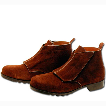 安全靴 耐熱用 アオキ 熱 耐熱 耐油 JIS 耐熱用靴 マジックタイプ 青木産業 ATENEO（アテネオ） 1604 茶 23.5〜28.0ｃｍ (w01036)